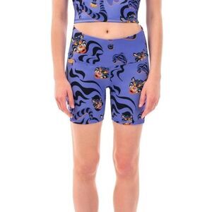 Pitaya “Mr Ti” Multicolor Graphic Print Bike Yoga Shorts Size Medium